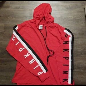 Victoria’s Secret pink hooded shirt